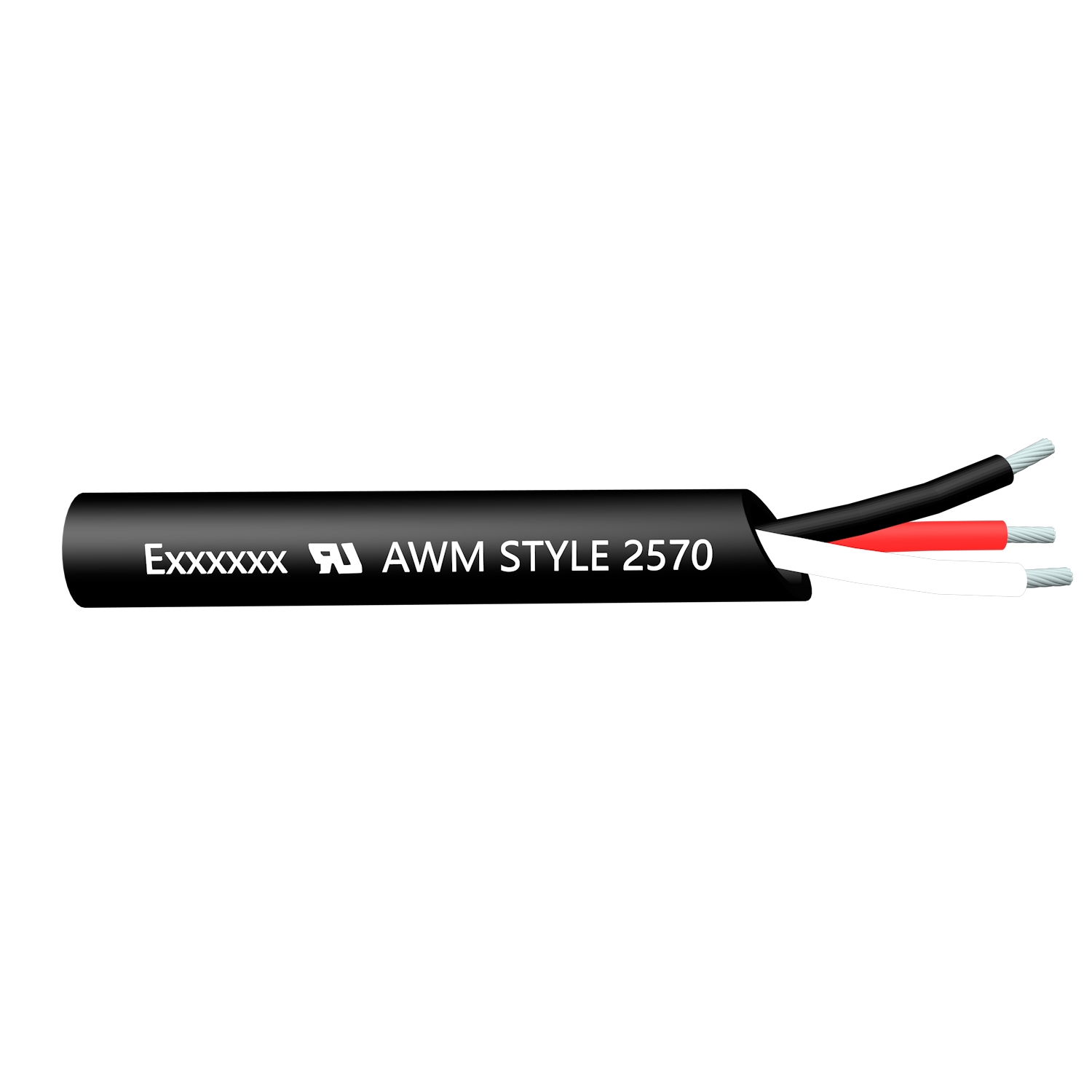 UL AWM 2570 عالي المرونة بدون شاشة 80 600 فولت أو 1000 فولت VW-1