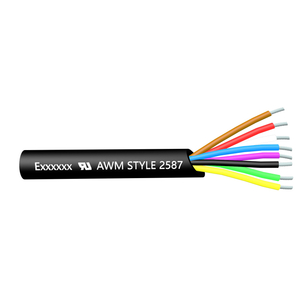 UL2587 غمد PVC مرن مقاوم للحرارة 90 600V VW-1 CUL